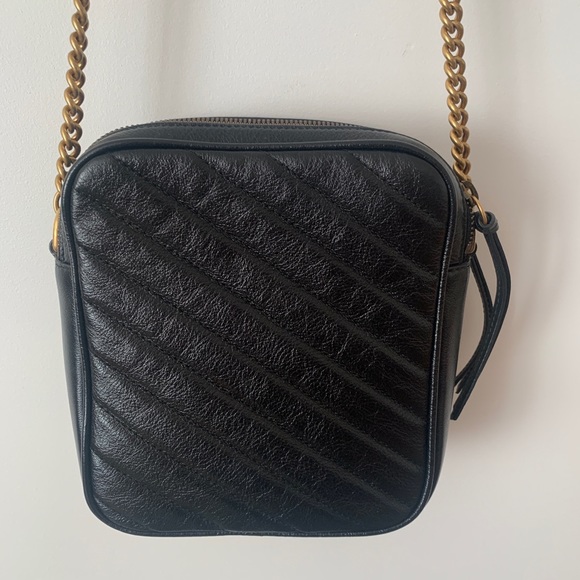 Gucci Matassè Tall Crossbody Bag Black w/ Chain - Picture 4 of 8